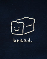 Close up of the bread embroidery design 