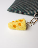 Handmade Cheese Keychain