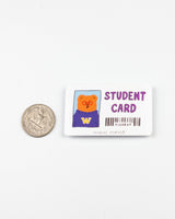 University of Washington Student Id Card Bear Sticker